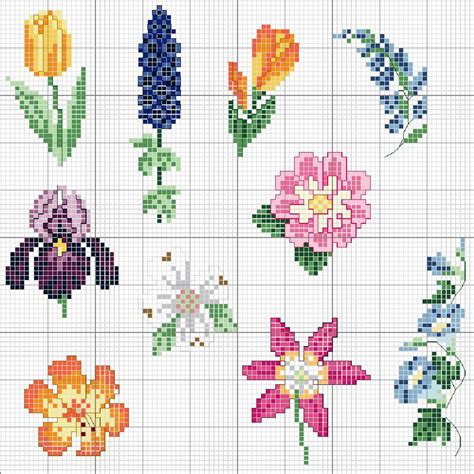Printable Flower Cross Stitch Patterns Hot Sex Picture