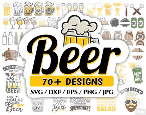 Beer Svg In Svgdxfepspng • Ohmycuttables