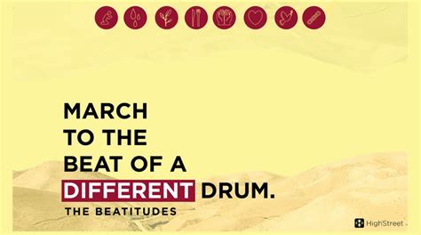 March To The Beat Of A Different Drum The Beatitudes Church Sermon
