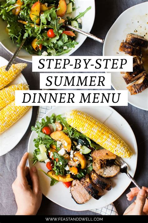 For your next italian themed dinner party, if you are unable to eat outside, consider bringing the outdoors in to you. Step-by-Step Summer Party Dinner Menu — Feast + Dwell ...