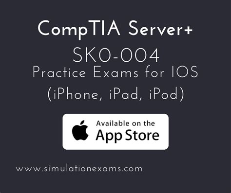 The purpose of this text is to assist you in preparing to challenge and succeed at the comptia server+ exam. Server+ practice exam-ios app | Practice exam, Exam, Server