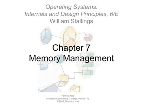 Chapter 7 Memory Management Operating Systems Internals And Design