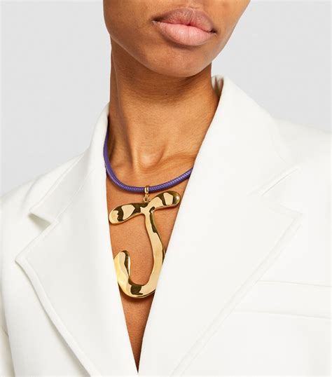 Jacquemus Le Collier Ouro Necklace Harrods Us