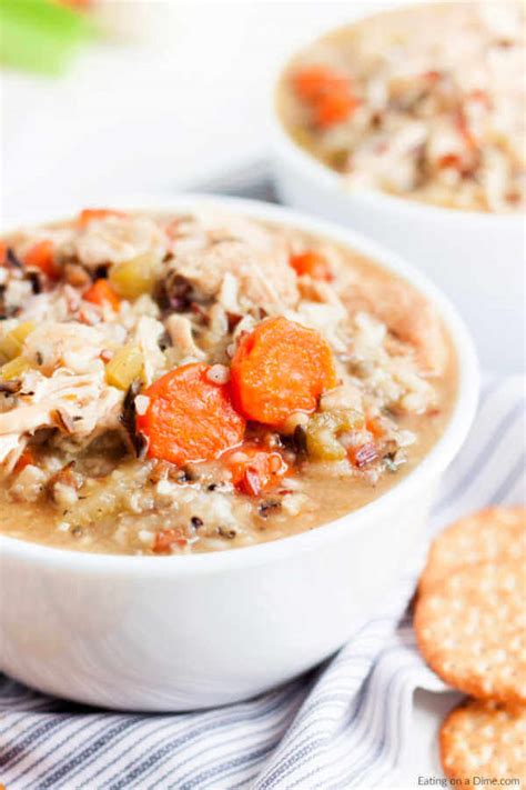 The ingredients for the creamy chicken and wild rice soup are what i would call the staples to any chicken soup. Crock Pot Chicken and Wild Rice Soup Recipe - Chicken Wild ...
