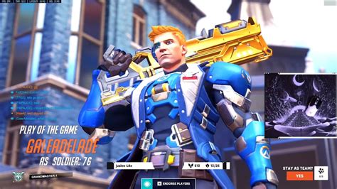Gale Carry Soldier 76 Potg Overwatch 2 Gameplay Youtube