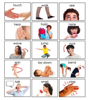 Printable Action Verb Flashcards Pdf Action Verbs Flashcards Sexiz Pix