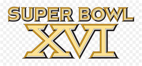 Filesuper Bowl Xvi Logosvg Wikimedia Commons Super Bowl 16 Logo Png