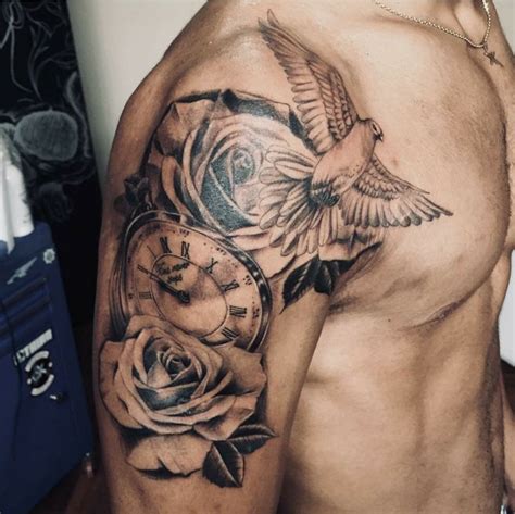 50 Astonishing Coolest Shoulder Tattoos For Guys Ideas