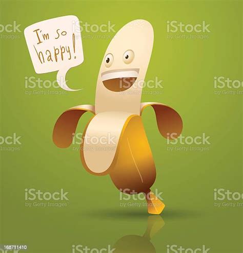 행복함 말풍선이 있는 바나나 기이함에 대한 스톡 벡터 아트 및 기타 이미지 기이함 바나나 0명 Istock