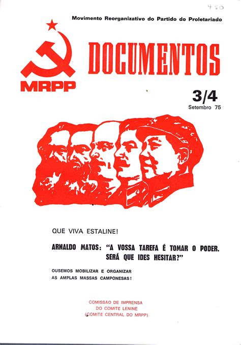 Mrpp Documentos Ephemera Biblioteca E Arquivo De José Pacheco Pereira