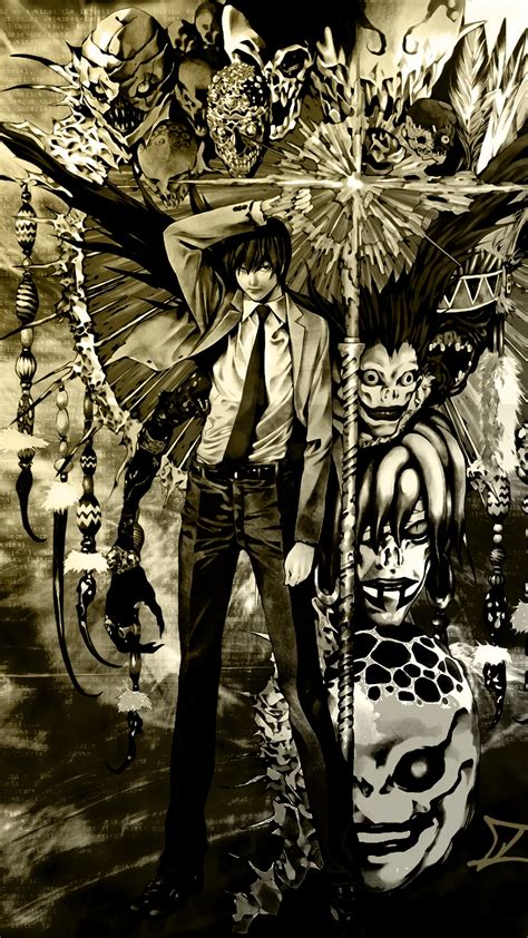 Images from the death note manga series. Death Note Phone Wallpapers - Top Free Death Note Phone ...