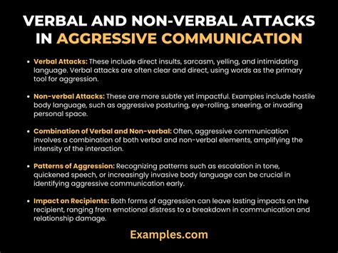 Verbal Attacks In Aggressive Communication 14 Examples