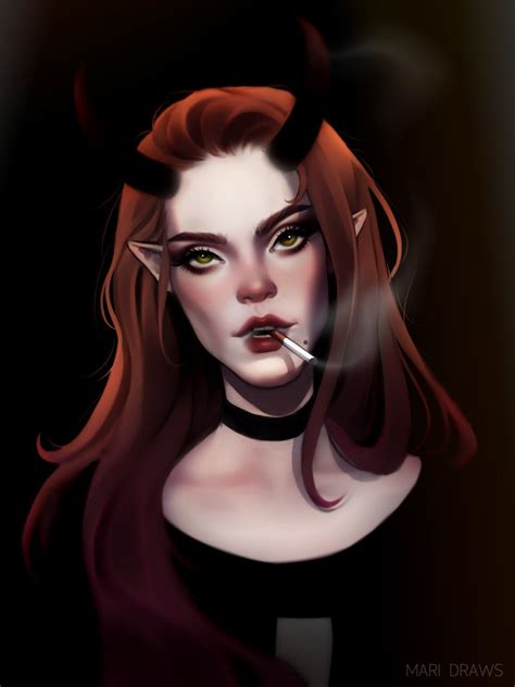 Demon Girl By Cosmogirll On Deviantart