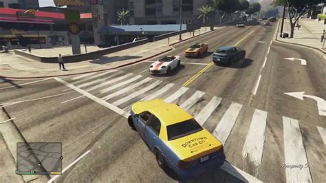 Grand Theft Auto 5 Crazy Taxi Driver Youtube