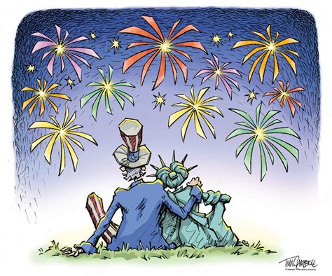 Double Take Toons Happy July 4th 2013 Npr