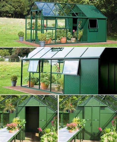 Another option is recycling old windows to build a greenhouse. Pin by Georgia Tischler on Woodworking Projects and Plans | Home greenhouse, Greenhouse shed ...