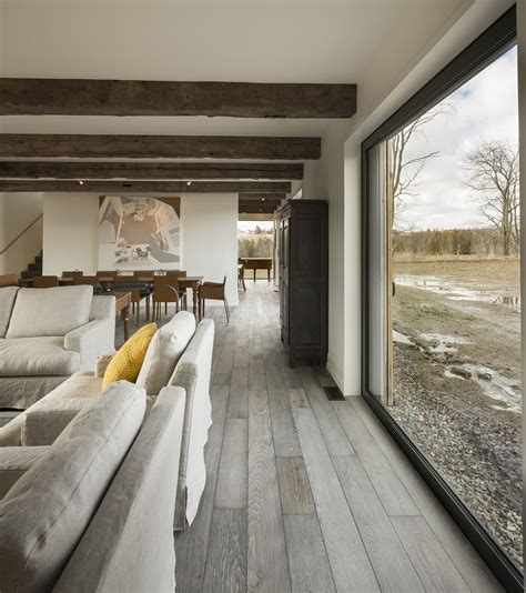Townships Farmhouse In Quebec Embraces Modernity Wrapped