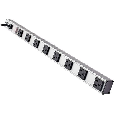 Tripp Lite 8 Outlet Power Strip Long Cord 15 Ft 120v 15a 24 Inch