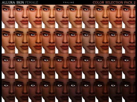 Allura Skin Color Pack 2 Sims 4 Mod Download Free