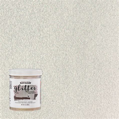 Iridescent Rust Oleum Specialty Glitter Interior Wall Paint Quart 2