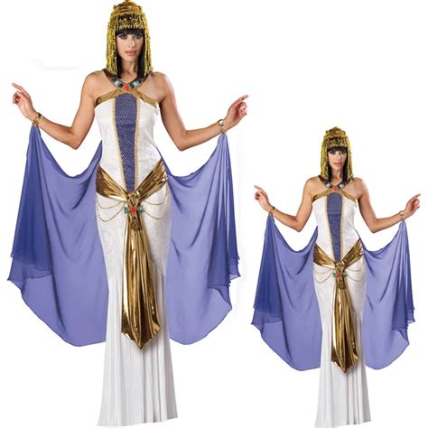 Sexy Egyptian Goddess Beautiful Queen Of The Nile Cleopatra Costume Women S Royal Halloween Arab