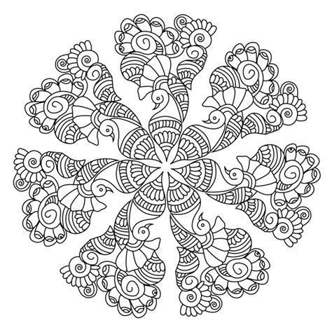 Arrière-plan mandala noir et blanc | Télécharger des ...
