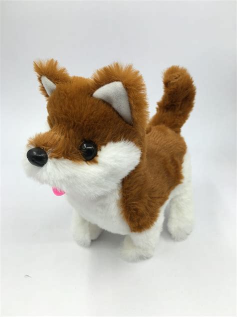 Soft Plush Stuffed Animal Shaped Dog Toy Battery Operated Barking