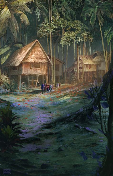 Artstation Jungle Village