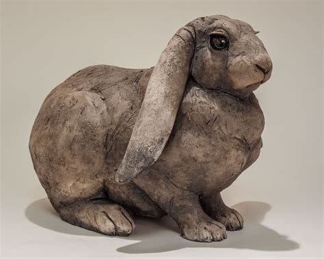 Rabbit Sculpture Животные Артбуки Иллюстрации
