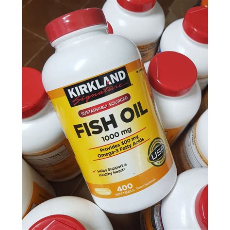 Product prices and availability are accurate as of the date/time indicated and are subject to change. Kirkland Fish Oil from USA 1000mg 400 Softgels Exp 8/2022 ...