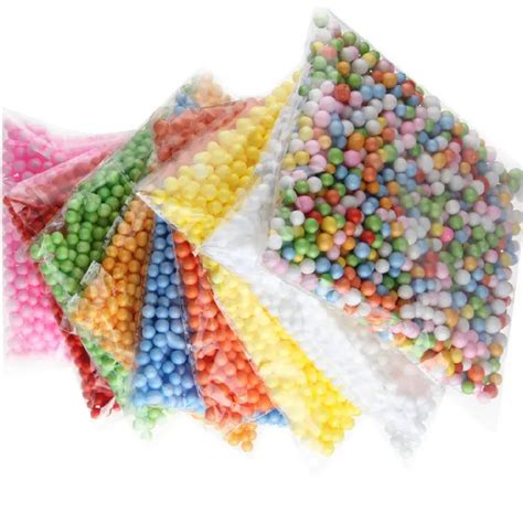 6005000 Pcs Assorted Colors Polystyrene Crafts Styrofoam Filler Beads Balls For Diy Jewelry
