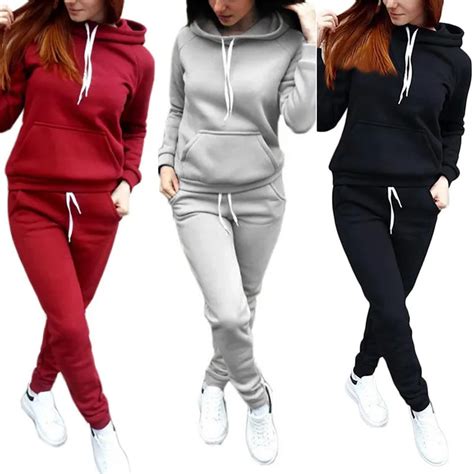 xxl women s tracksuits sport suits sweatshirt and pants 2 pcs set women gym fitness cappa