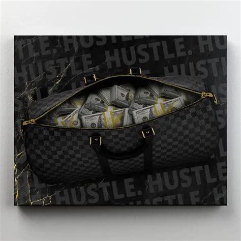 Secure The Bag Hustle Money Bag Distrakt Art