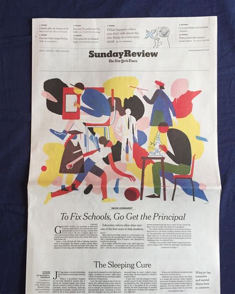 Did A Cover For Nyt Sunday Review Thanks To Zsigmonda Editorial