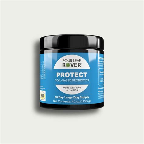 Protect Soil Based Probiotics For Dogs Four Leaf Rover