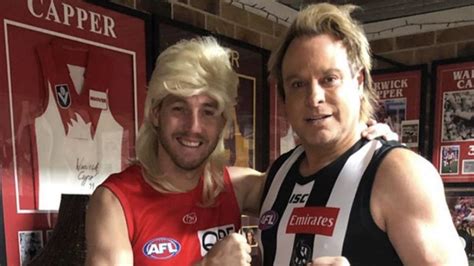 Afl Mad Monday Dale Thomas And Warwick Capper Dress Up Daily Telegraph
