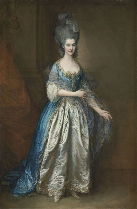Mrs William Villebois Thomas Gainsborough 18th Century Paintings
