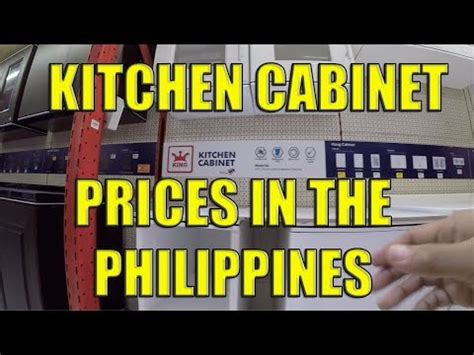 The prices stated may have increased since the last update. Kitchen Cabinet Prices In The Philippines. - YouTube