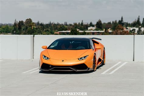 Orange Lamborghini Huracan Cars Wallpapers Hd Desktop And Mobile