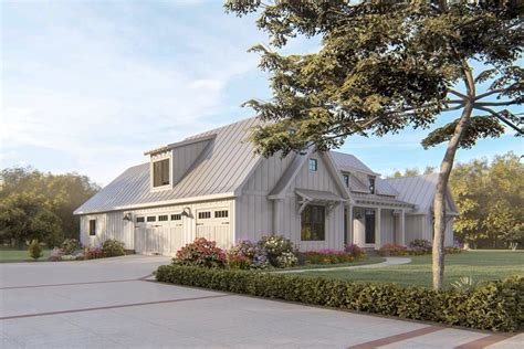 Exclusive Modern Farmhouse Plan With Split Bedroom Layout 56442sm