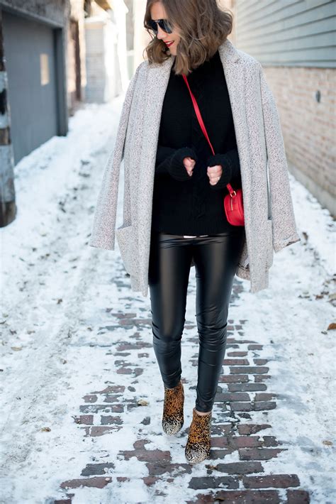 How To Wear Leather Leggings In The Winter Wishes And Reality
