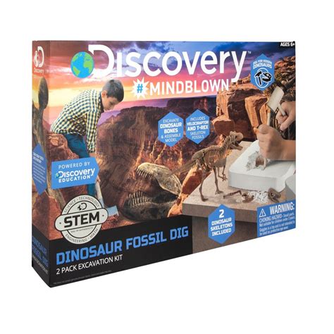 El libro comprendido como una unidad de hojas discoverykids: Juego de excavación para encontrar fósiles de dinosaurios discovery kids - Sears