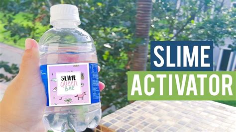 How To Make Slime Activator Borax Solution Youtube