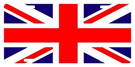 United Kingdom Uk Flag Custom License Plate Union Jack Emblem Original