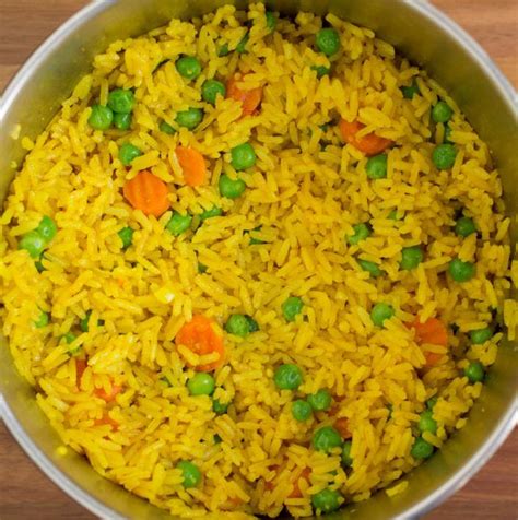 Yellow Rice With Vegetables Beardtastic Recipes