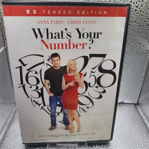 Whats Your Number Extended Edition Anna Faris Chris Evans Dvd 599