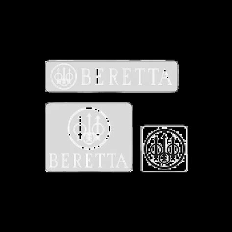 Set Of 3 Beretta Logo Stickers Beretta