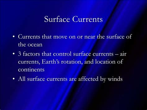 Ppt Movements Of The Ocean Powerpoint Presentation Free Download