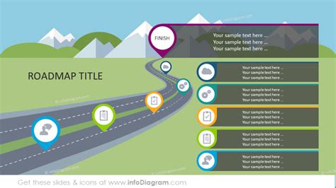 12 Road Map Infographics Powerpoint Templates For Product Release