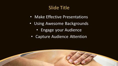 Free Massage Powerpoint Template Free Powerpoint Templates